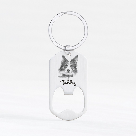 Personalised Pet Portrait Bottle Opener