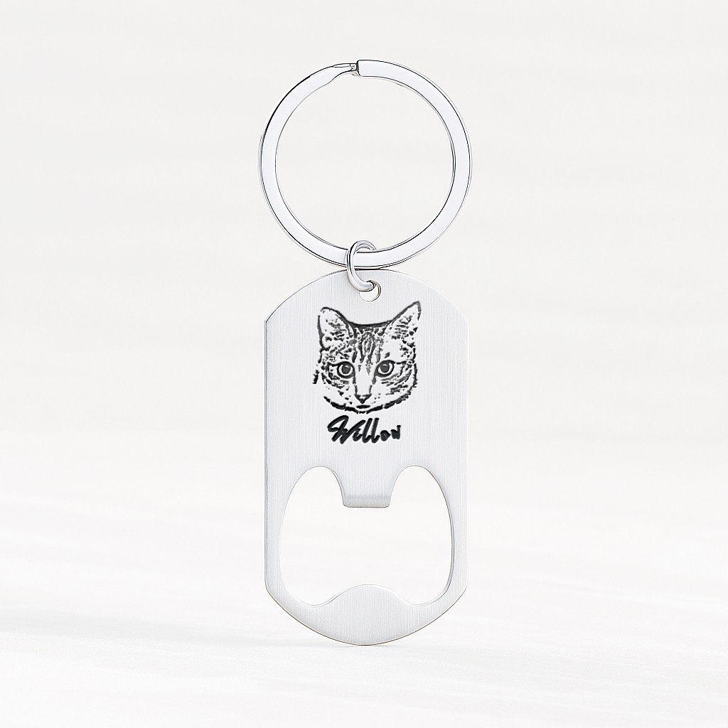 Personalised Pet Portrait Bottle Opener