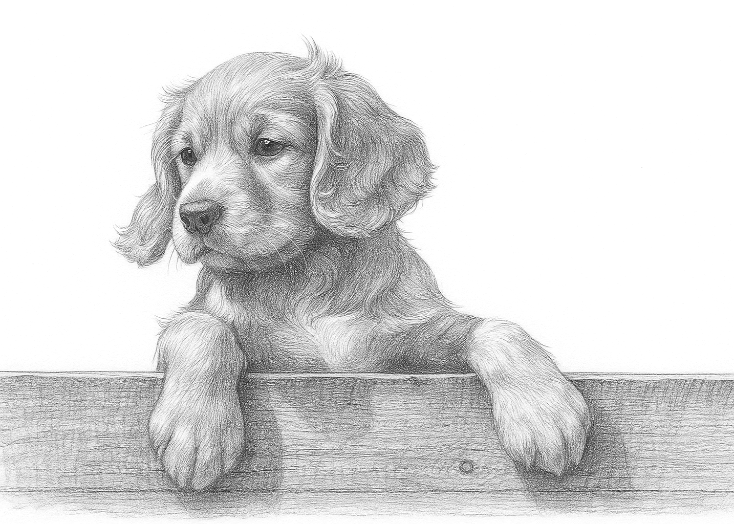 Pet Portrait Sketch (Digital Art)