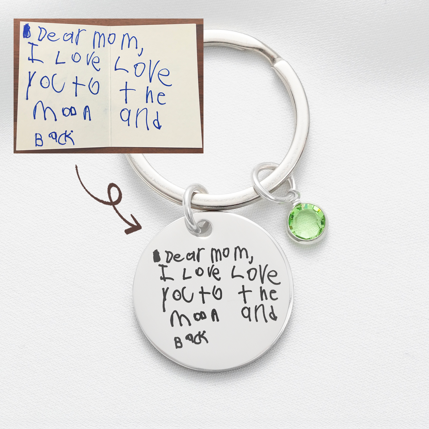 Personalised Handwriting Keychain