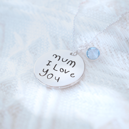 Personalised Handwriting Necklace
