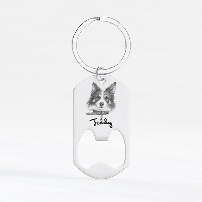 Personalised Pet Portrait Bottle Opener