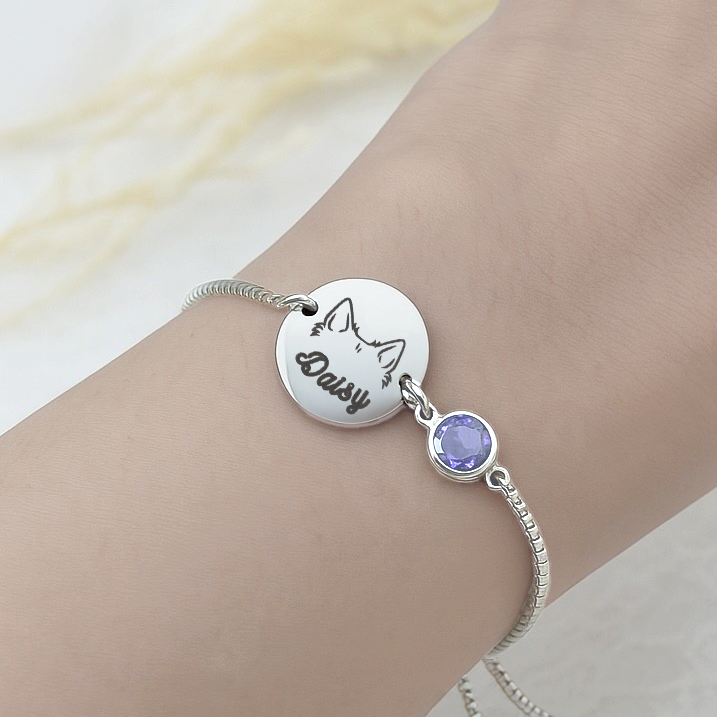 Personalised Dog Ears Bracelet