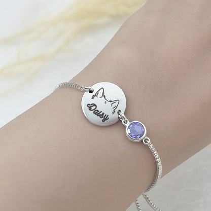 Personalised Dog Ears Bracelet