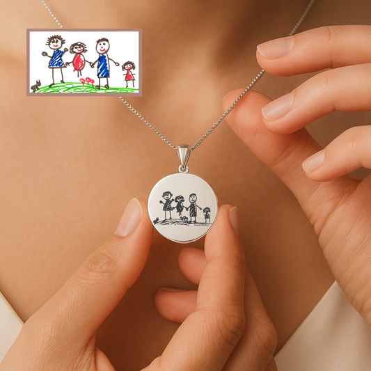 Personalised Little Artist Necklace