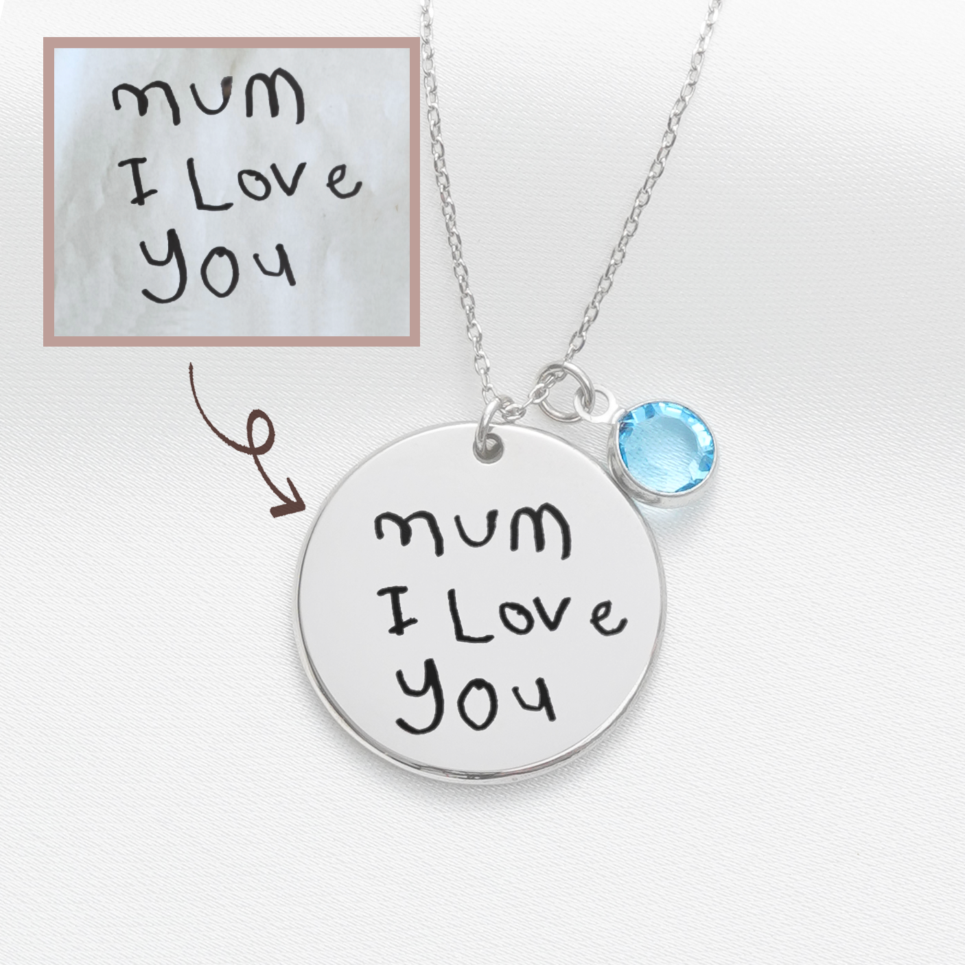 Personalised Handwriting Necklace